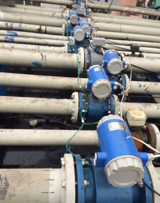 調試電磁流量計